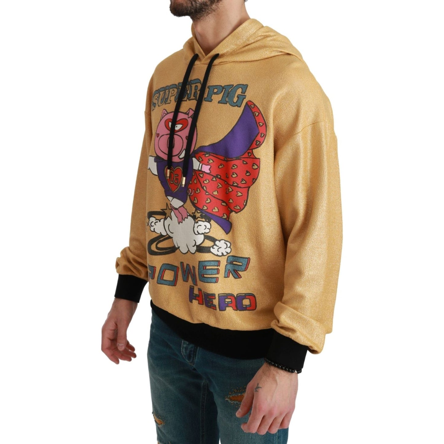 Dolce & Gabbana Gold Pig of the Year Hooded Sweater TSH4614-44