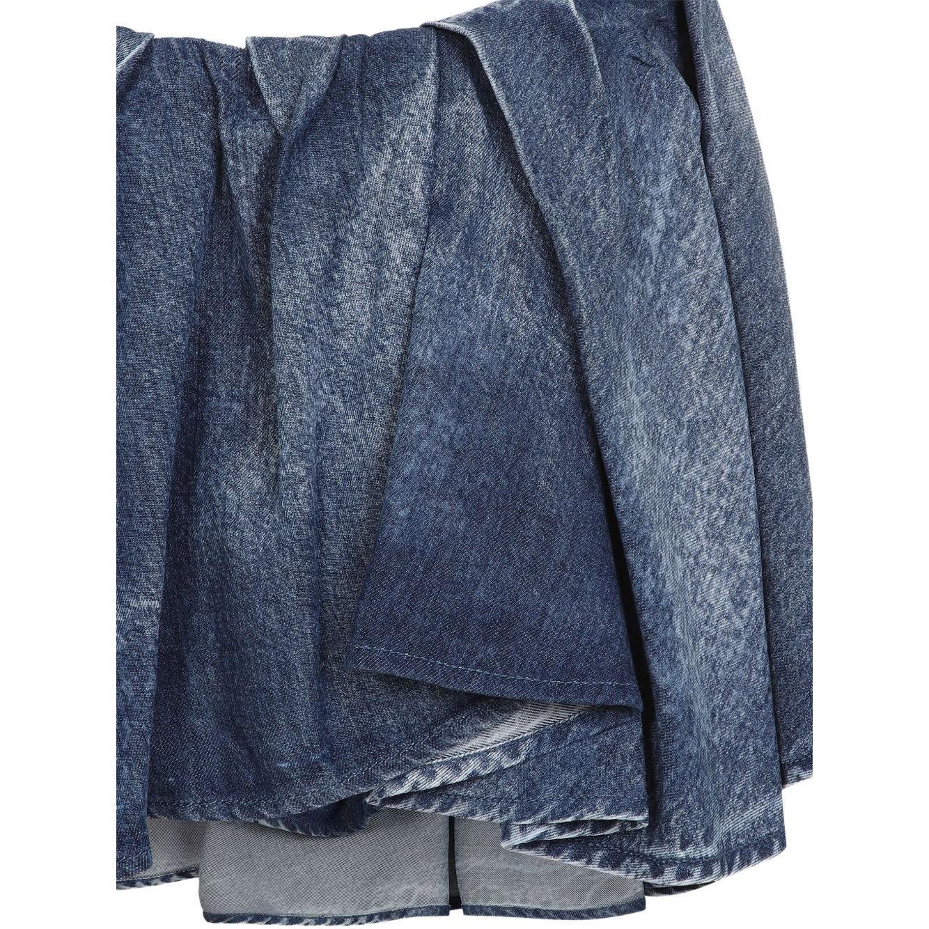 Diesel Asymmetric Mini Skirt in Blue A196870CMBP01-P25
