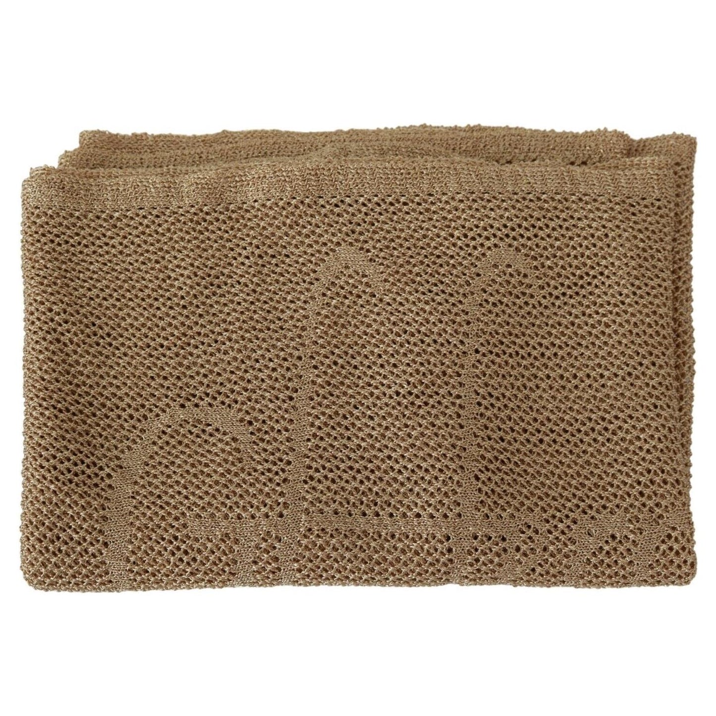 GF Ferre Brown Neck Wrap Winter Shawl Foulard Scarf