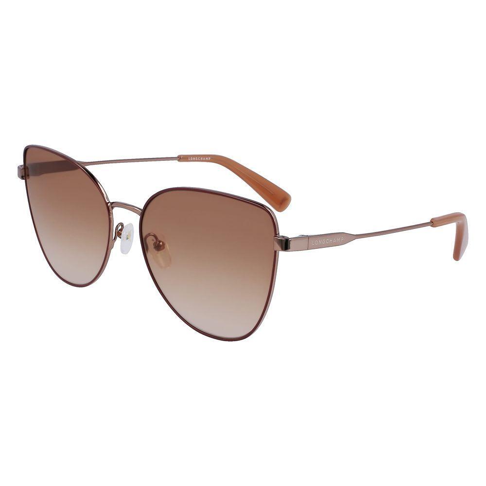 Longchamp Gold Metal Sunglasses LOLO165S734AC