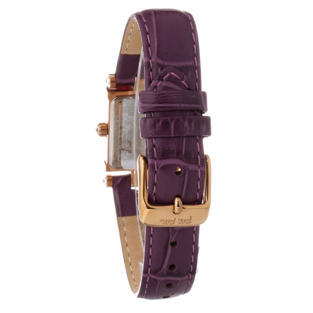 Folli Follie Purple Leather Dress Watch