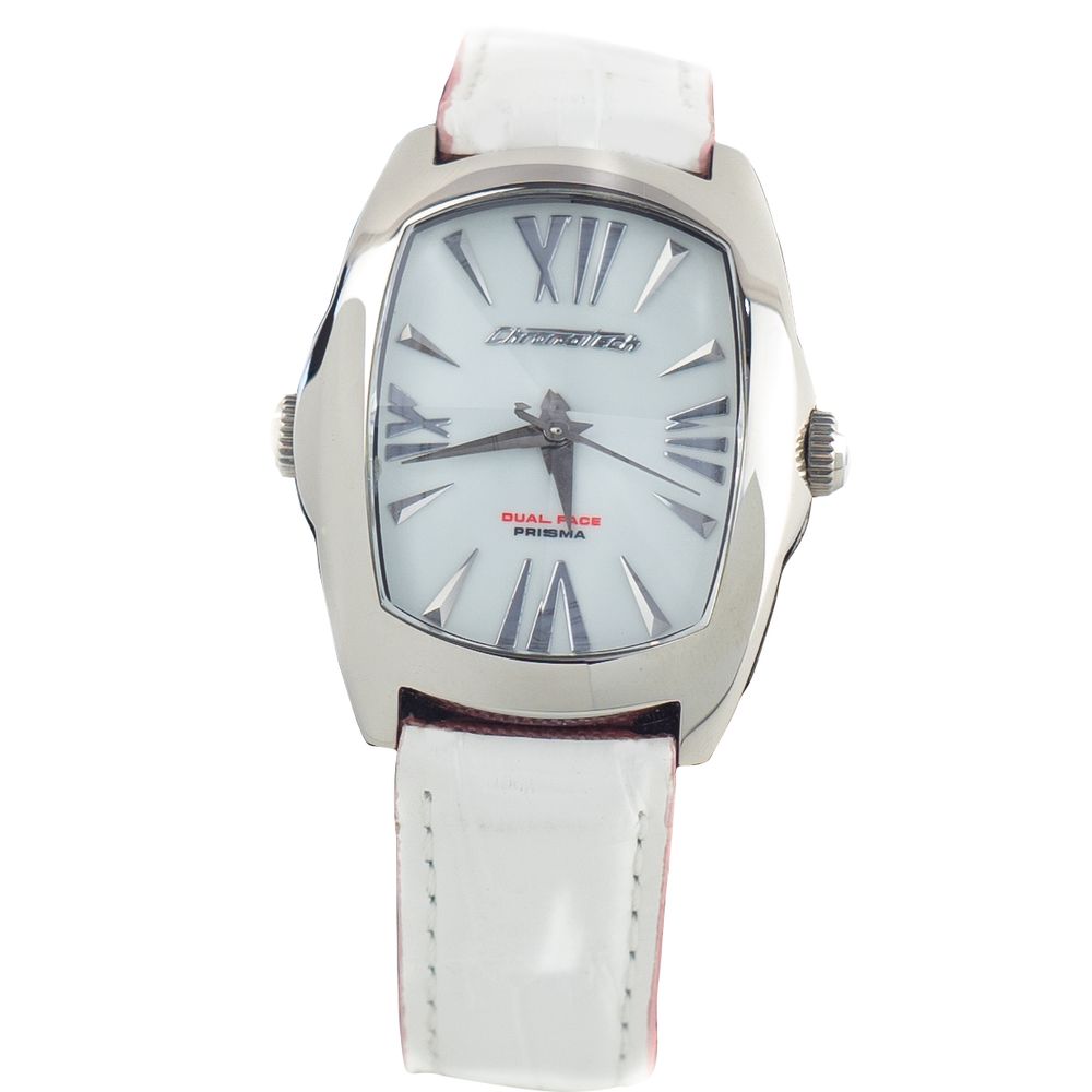 Chronotech Multicolor Leather Dress Watch