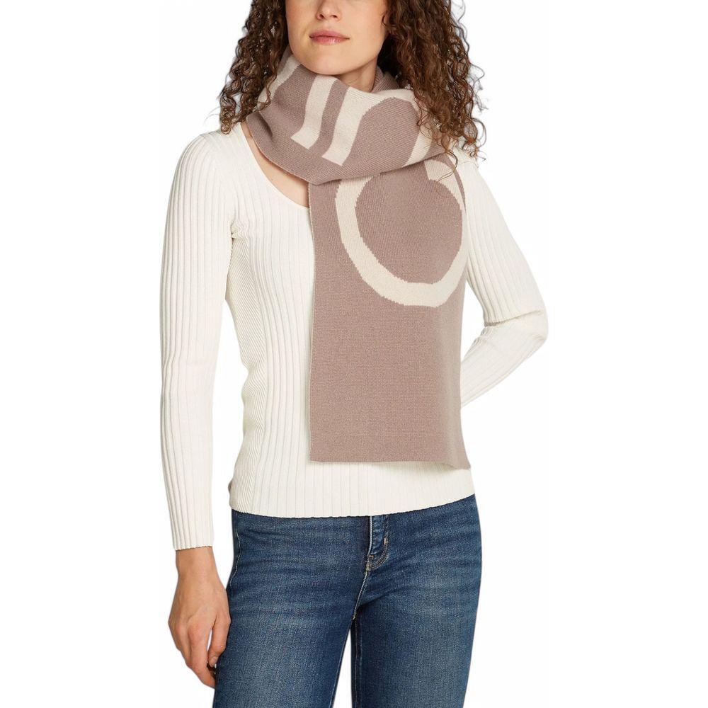 Calvin Klein Beige Wool Scarf CA-16494100127-ONE SIZE