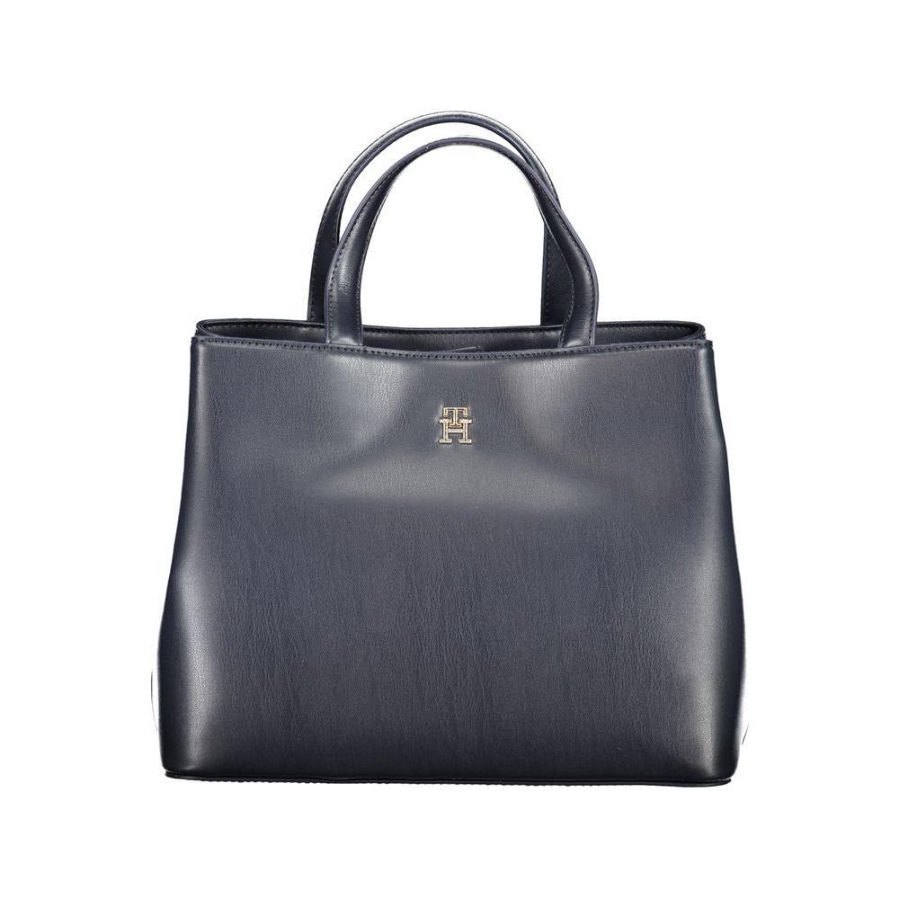 Tommy Hilfiger Blue Polyethylene Handbag TO-30696