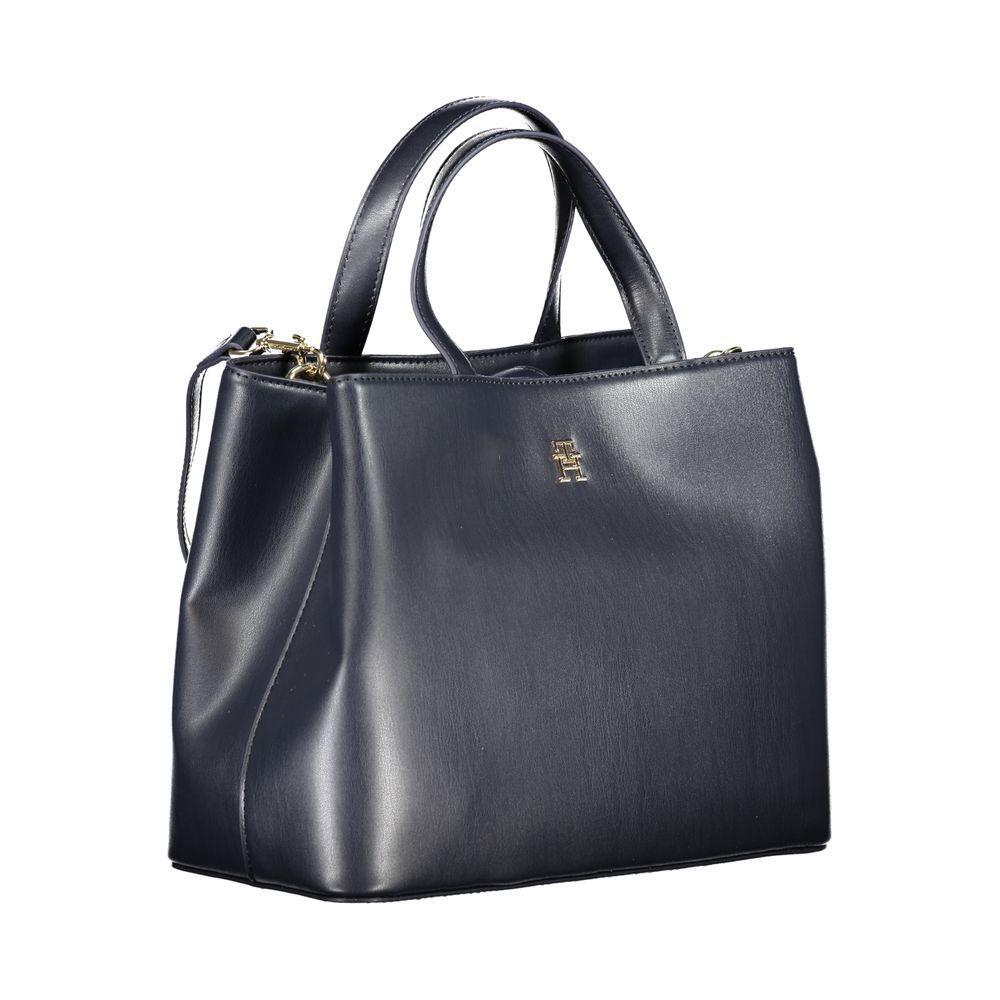 Tommy Hilfiger Blue Polyethylene Handbag TO-30696