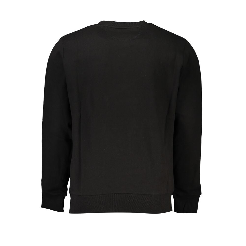 La Martina Black Cotton Sweatshirt