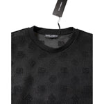 Dolce & Gabbana Black See Through Logo Short Sleeves T-shirt TSH90319-50