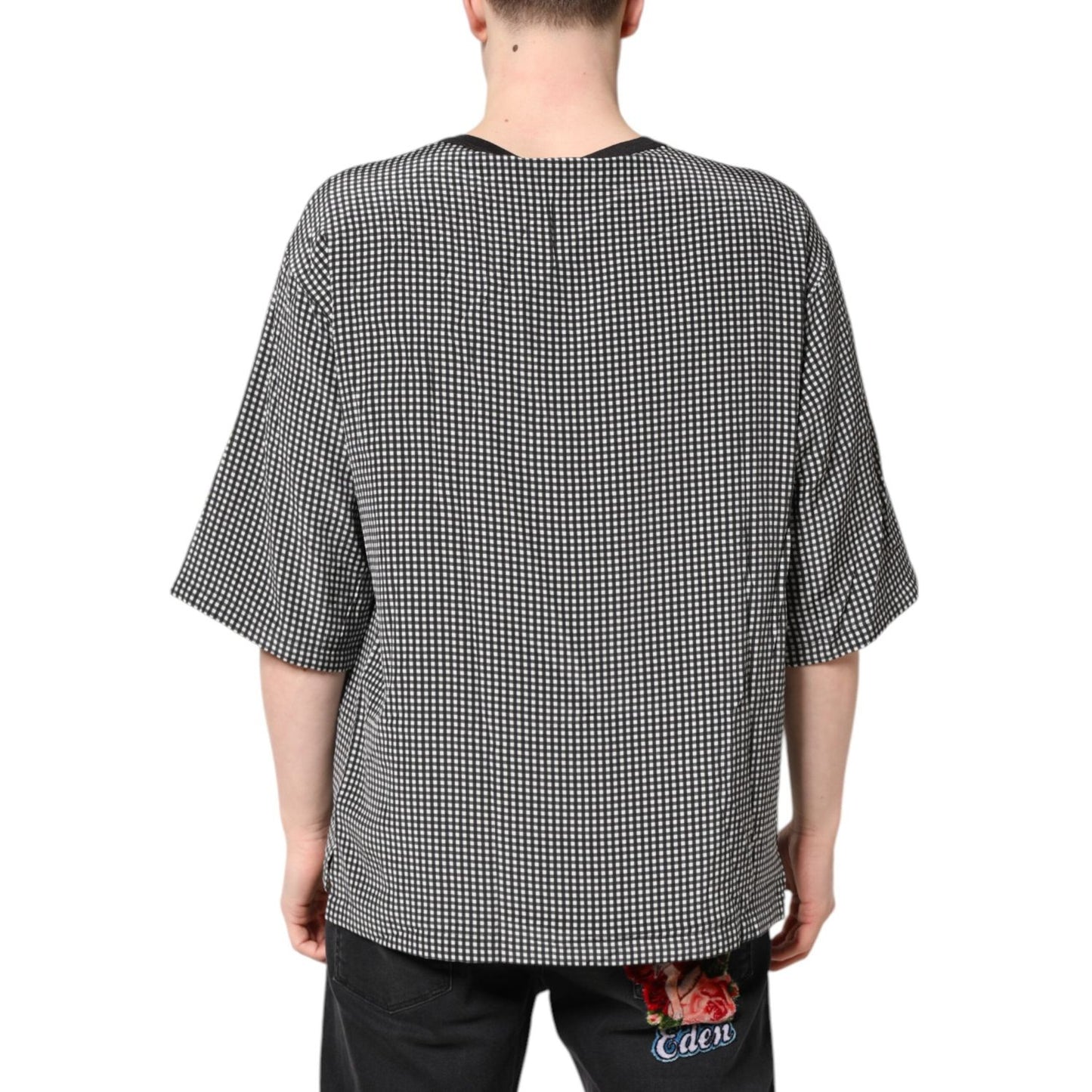 Dolce & Gabbana Black Graphic Print Short Sleeve T-shirt TSH87744-48