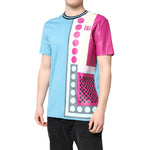 Dolce & Gabbana Multicolor Printed Logo Short Sleeve T-shirt TSH90312-50