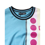 Dolce & Gabbana Multicolor Printed Logo Short Sleeve T-shirt TSH90312-50