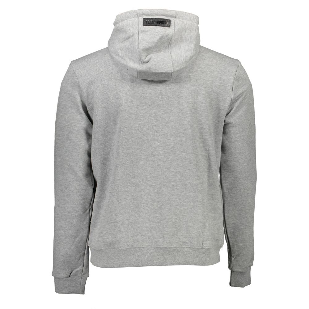 Plein Sport Gray Cotton Sweatshirt