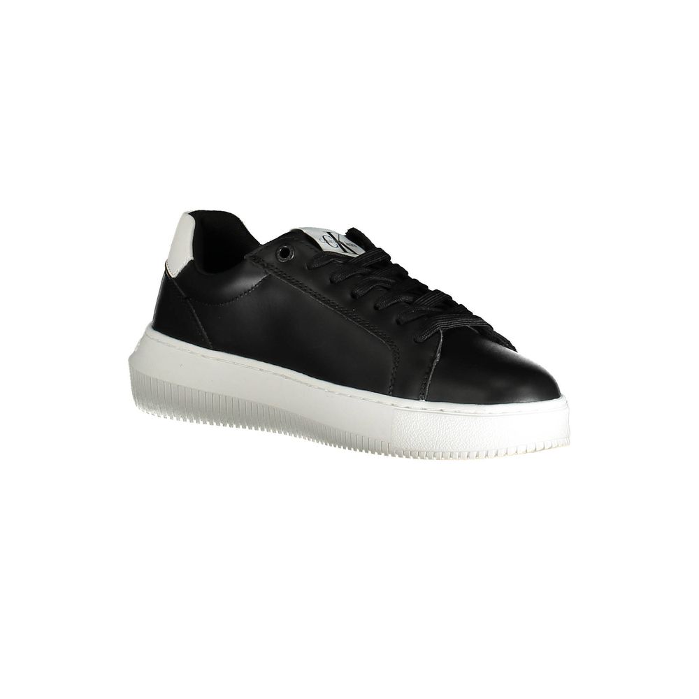 Calvin Klein Black Polyester Sneaker