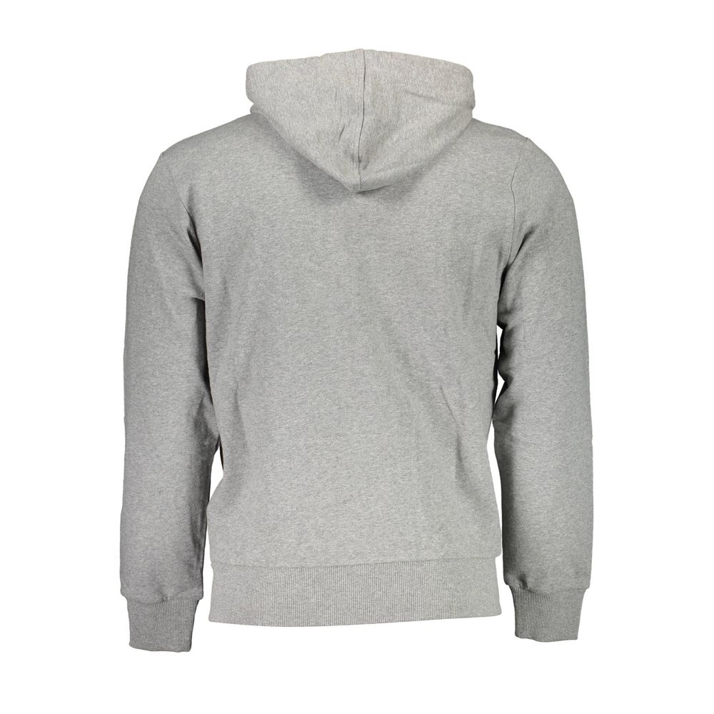 La Martina Gray Cotton Sweatshirt