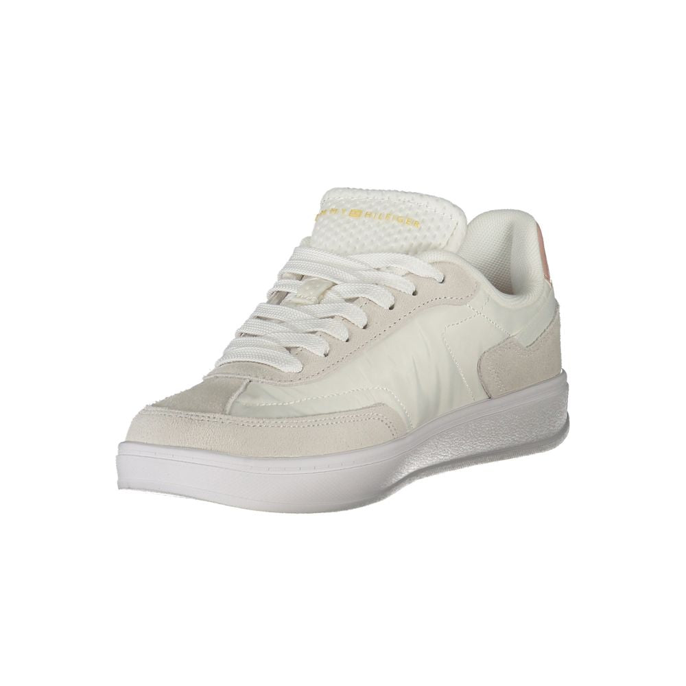 Tommy Hilfiger White Polyester Sneaker