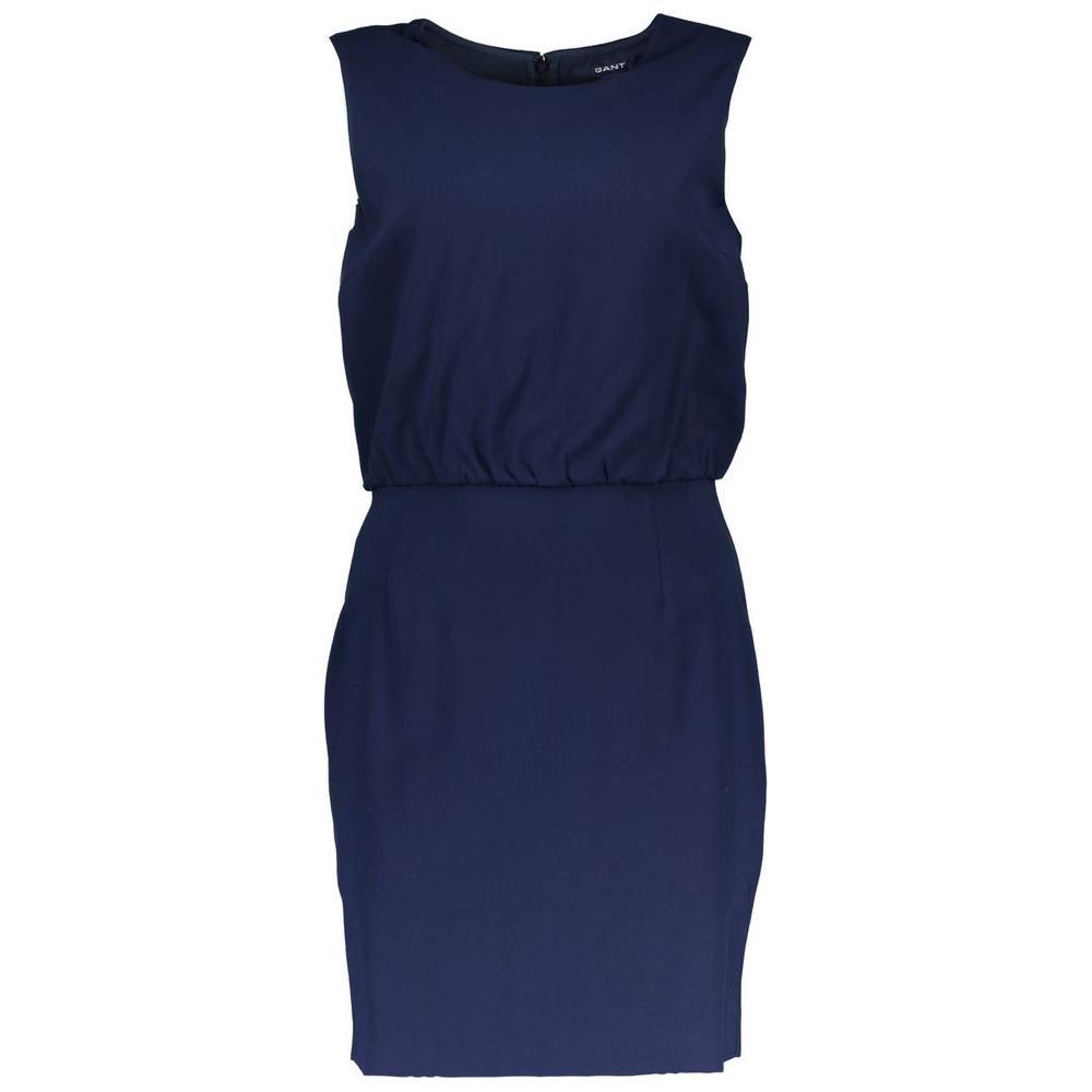 Gant Blue Viscose Dress GA-3813-44