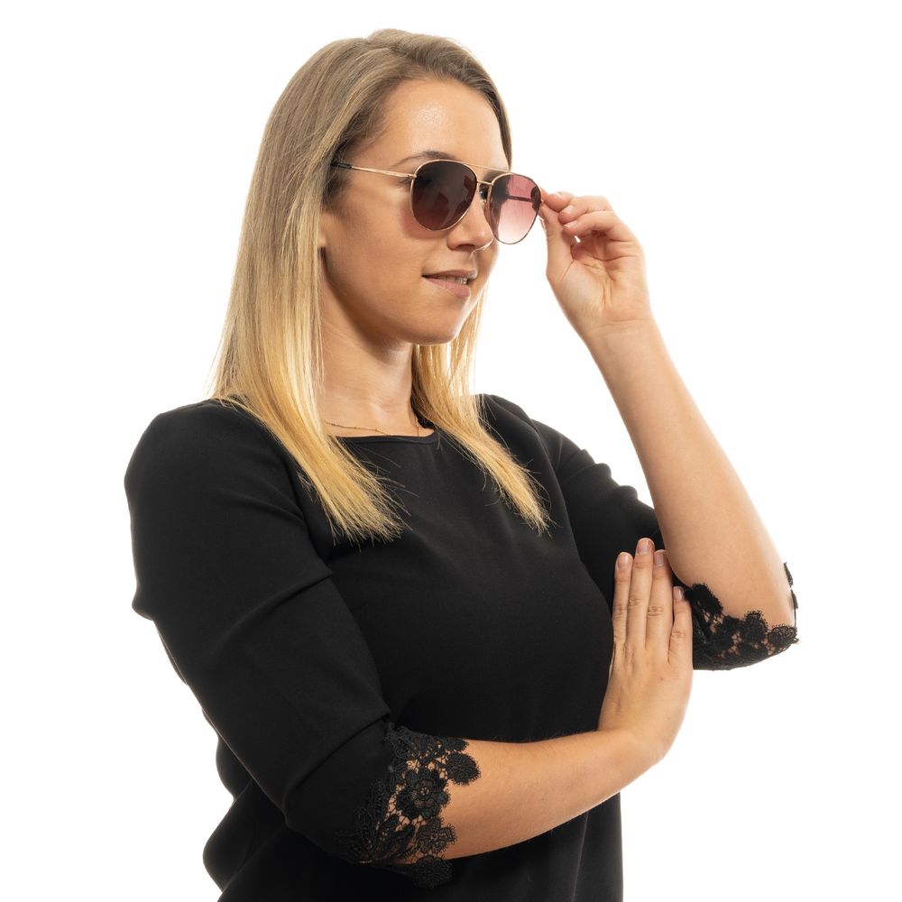 Ted Baker Rose Gold Metal Sunglasses