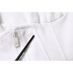 Dolce & Gabbana White Corset Stretch Cotton Top T-shirt TSH90424-44