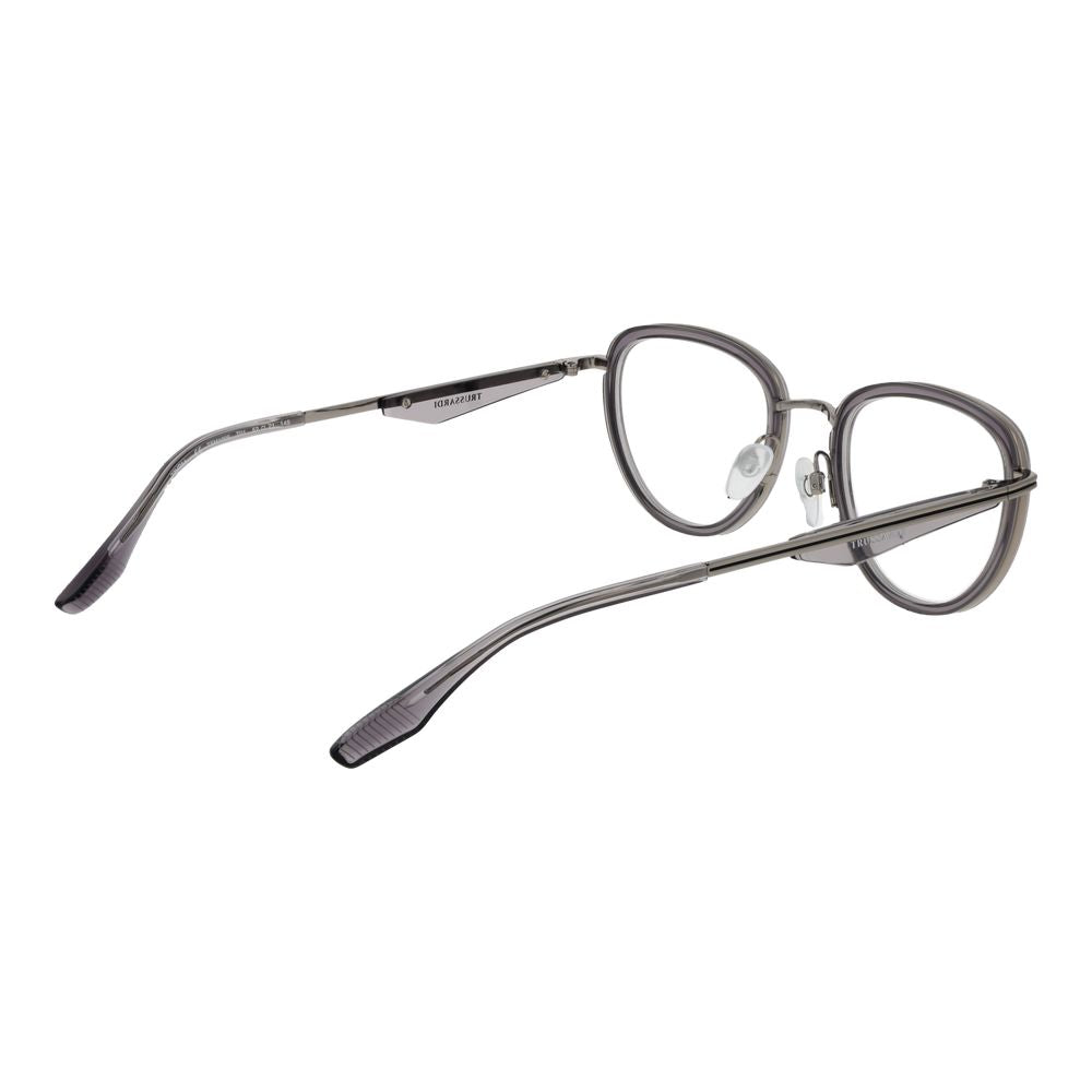 Trussardi Gray Metal Glasses (Frames)
