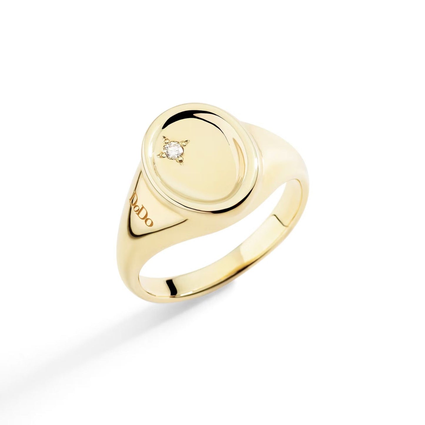 Elegant gold ring ANELLI DODO MOD. DAC5000SIGNEDB09G53 with diamond accent.
