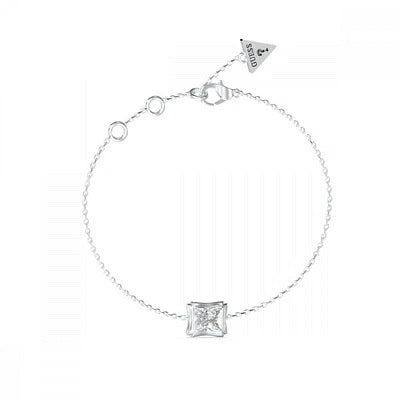 GUESS JEWELS JEWELRY Mod. JUBB05171JWRHS elegant silver bracelet with charm