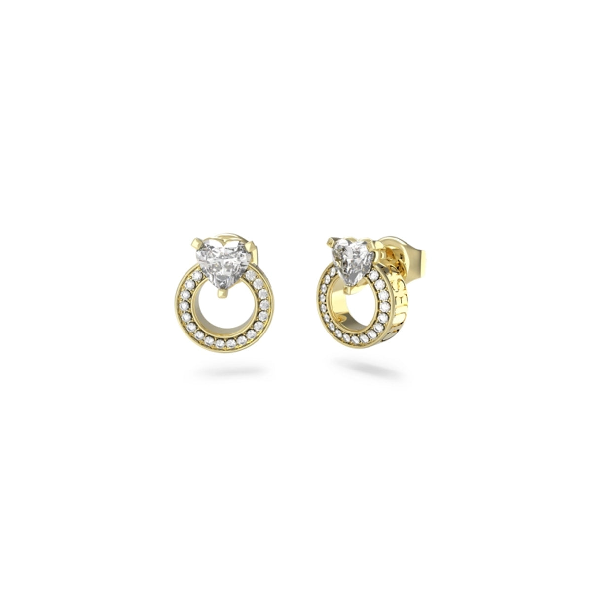 Gold and diamond earrings from GUESS JEWELS JEWELRY Mod. JUBE04664JWYGT-U