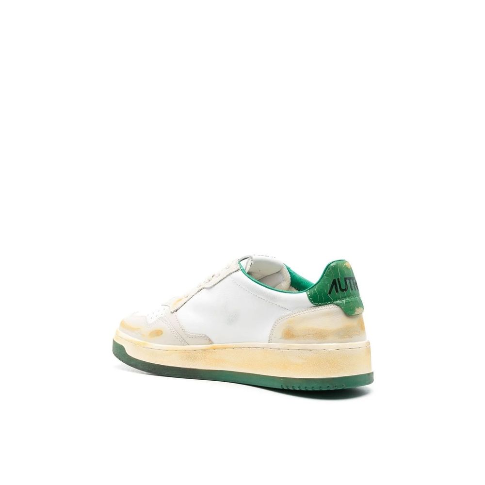 Autry White Leather Low Top Sneakers 1728,75611013280,Autry,EU35/US5,EU36/US6,EU41/US11,Low Tops - Sneakers - Shoes,New with tags,Shoes,Sneakers - Shoes,White,Women
