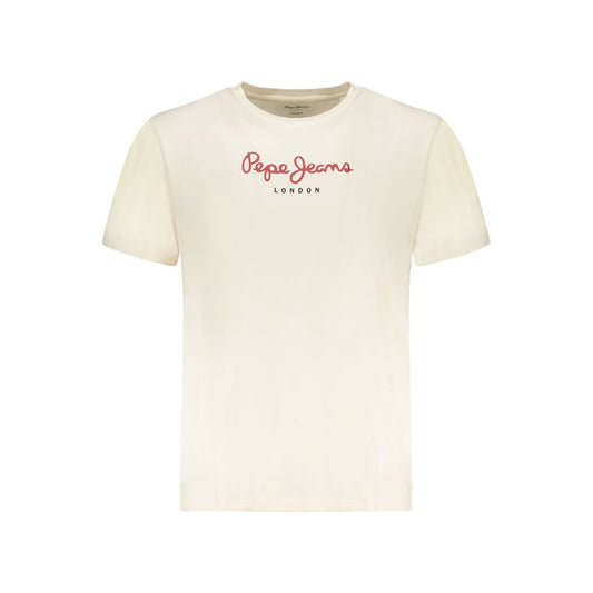 Pepe Jeans Beige Cotton Men's T-Shirt 1728,67403481248,Beige,Clothing,L,M,Men,New with tags,Pepe Jeans,S,T-Shirts - Clothing,XL,XXL