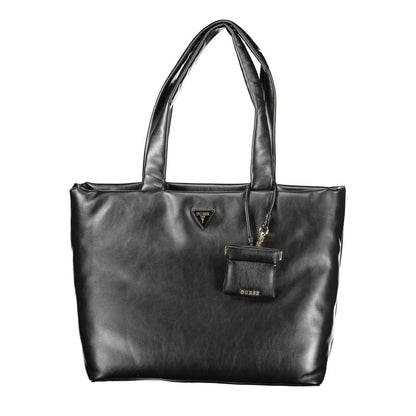 Guess Jeans Black Polyurethane Women's Handbag 1728,67403481248,Bags,Black,Guess Jeans,Handbags - Bags,New with tags,Women