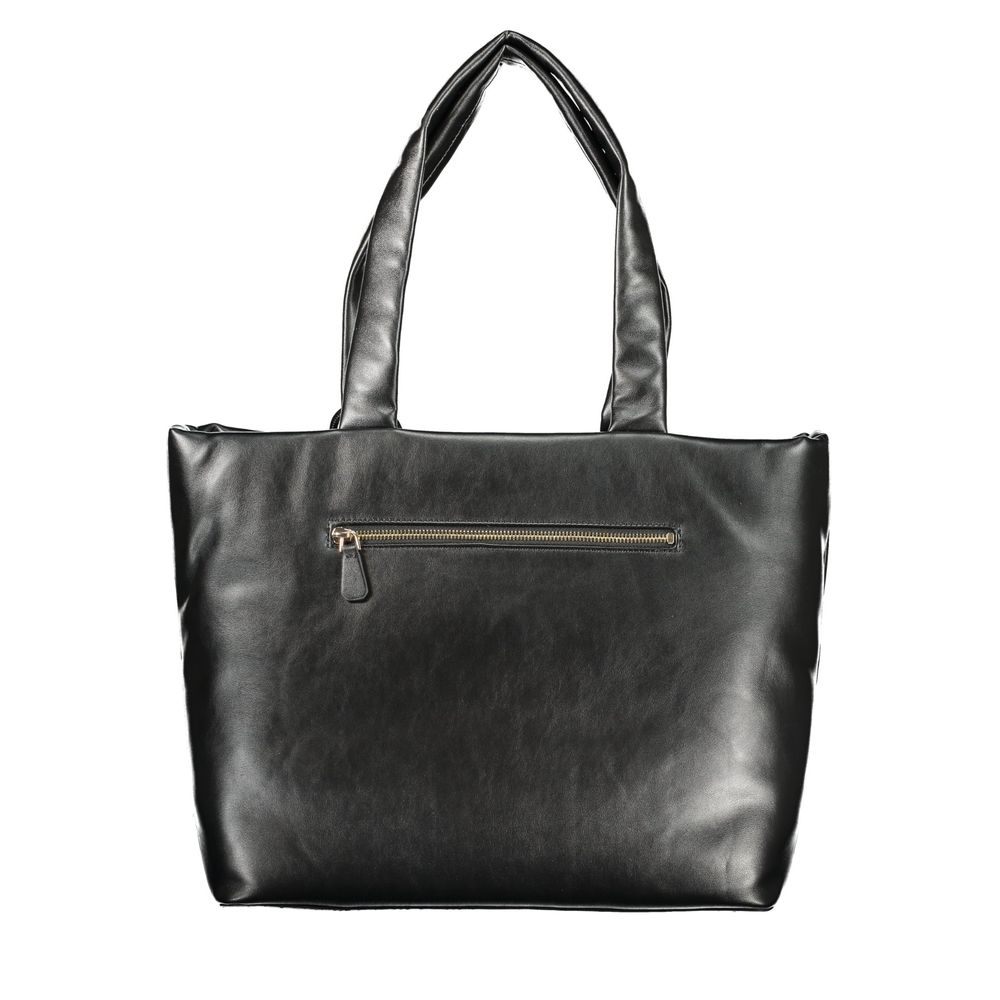 Guess Jeans Black Polyurethane Women's Handbag 1728,67403481248,Bags,Black,Guess Jeans,Handbags - Bags,New with tags,Women