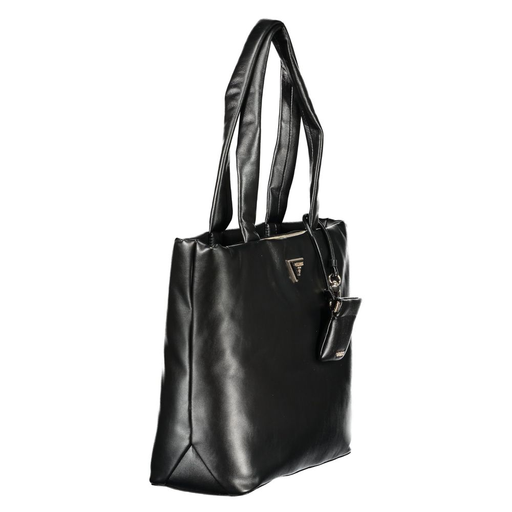 Guess Jeans Black Polyurethane Women's Handbag 1728,67403481248,Bags,Black,Guess Jeans,Handbags - Bags,New with tags,Women