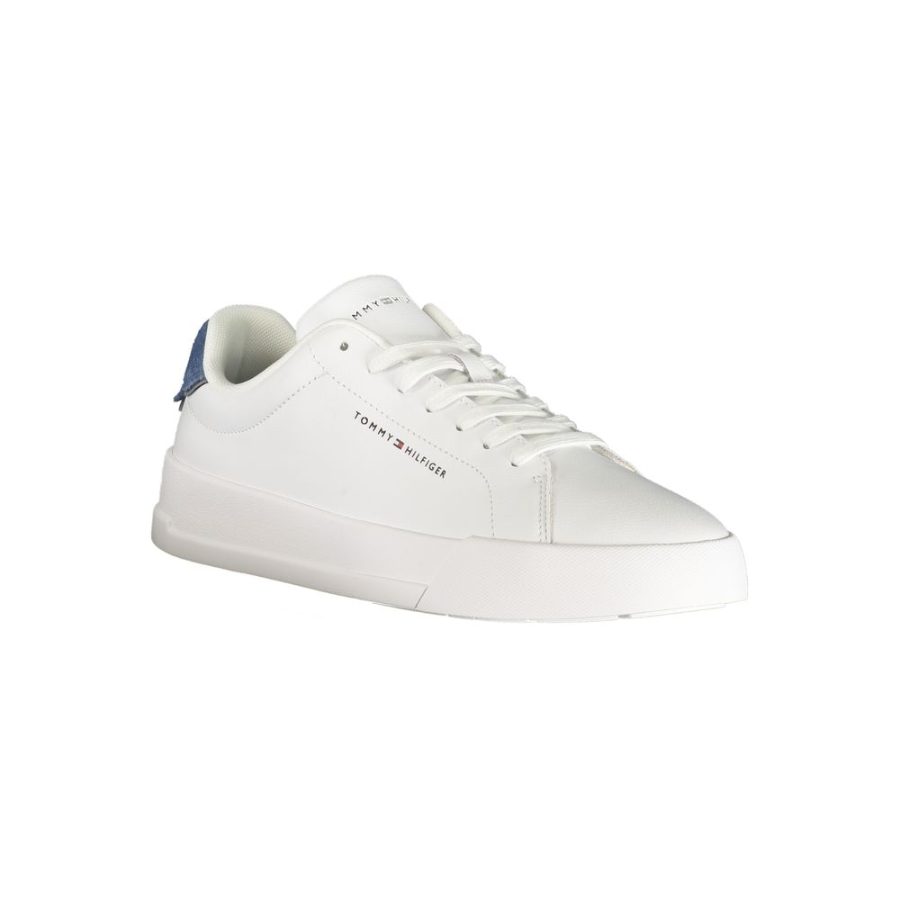 Tommy Hilfiger White Polyurethane Men's Sneaker 1728,67403481248,Athletic - Sneakers - Shoes,EU40/US7,EU41/US8,EU42/US9,EU43/US10,EU44/US11,EU45/US12,EU46,Men,New with tags,Shoes,Sneakers - Shoes,Tommy Hilfiger,White