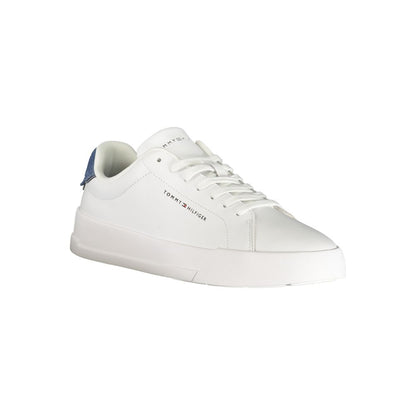 Tommy Hilfiger White Polyurethane Men's Sneaker 1728,67403481248,Athletic - Sneakers - Shoes,EU40/US7,EU41/US8,EU42/US9,EU43/US10,EU44/US11,EU45/US12,EU46,Men,New with tags,Shoes,Sneakers - Shoes,Tommy Hilfiger,White