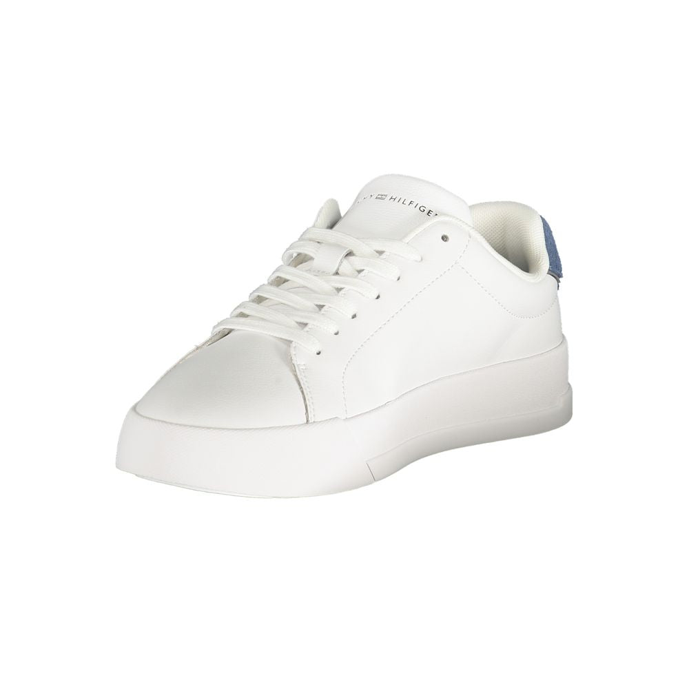 Tommy Hilfiger White Polyurethane Men's Sneaker 1728,67403481248,Athletic - Sneakers - Shoes,EU40/US7,EU41/US8,EU42/US9,EU43/US10,EU44/US11,EU45/US12,EU46,Men,New with tags,Shoes,Sneakers - Shoes,Tommy Hilfiger,White