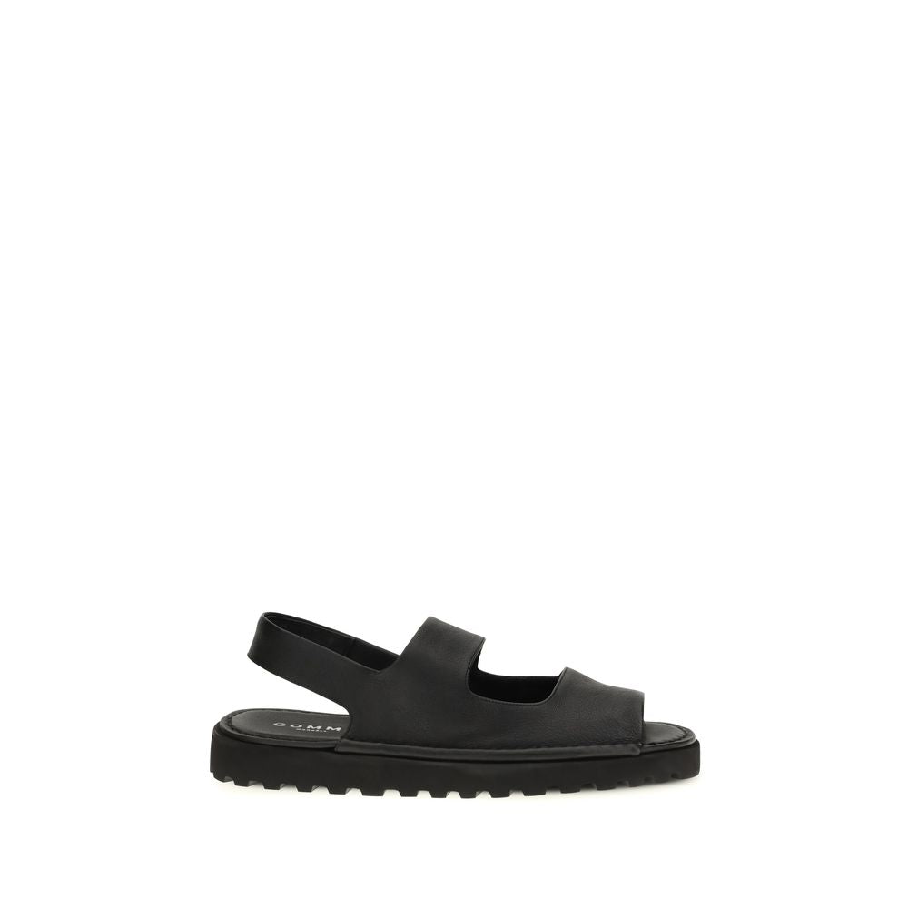 Marsell Black Calf Leather Bos Taurus Flat Sandals 1728,72470364320,Black,EU39/US6,EU40/US7,EU42/US9,EU43/US10,EU44/US11,EU45/US12,Flat - Sandals - Shoes,Marsell,Men,New with tags,Sandals - Shoes,Shoes