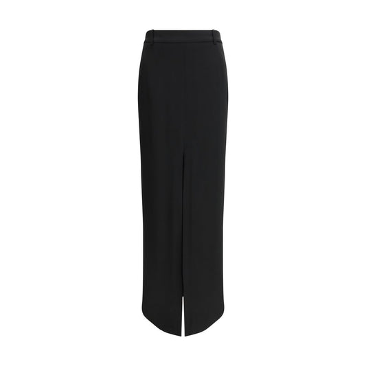 Tom Ford Black Acetate Long Skirt 1728,72470364320,Black,Clothing,IT36 | XS,Long - Skirts - Clothing,New with tags,Skirts - Clothing,Tom Ford,Women
