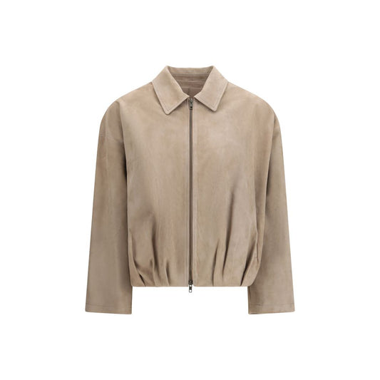 Salvatore Santoro Beige Lamb Ovis Aries Jacket
