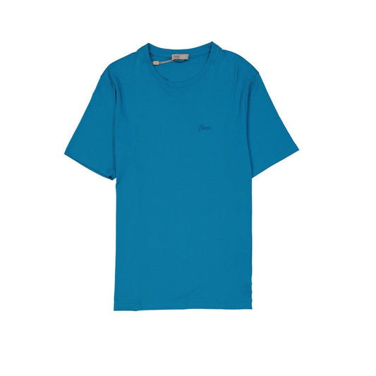Herno Blue Cotton T-Shirt 1728,75611013280,Blue,Clothing,Herno,IT50 | L,Men,New with tags,T-Shirts - Clothing,T-Shirts - T-Shirts - Clothing