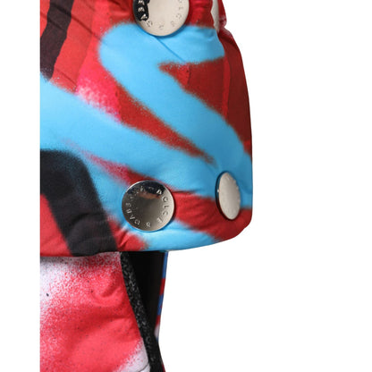 Dolce & Gabbana Multicolor Graffiti Whole Head Wrap Capello Hat
