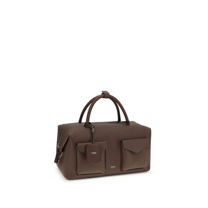 Max Mara Brown Calf Leather Bos Taurus Handbag 1728,72470364320,Bags,Brown,Handbags - Bags,Max Mara,New with tags,Women