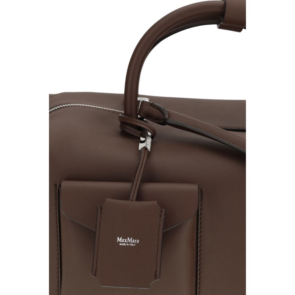 Max Mara Brown Calf Leather Bos Taurus Handbag 1728,72470364320,Bags,Brown,Handbags - Bags,Max Mara,New with tags,Women