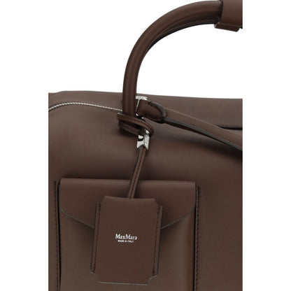 Max Mara Brown Calf Leather Bos Taurus Handbag 1728,72470364320,Bags,Brown,Handbags - Bags,Max Mara,New with tags,Women