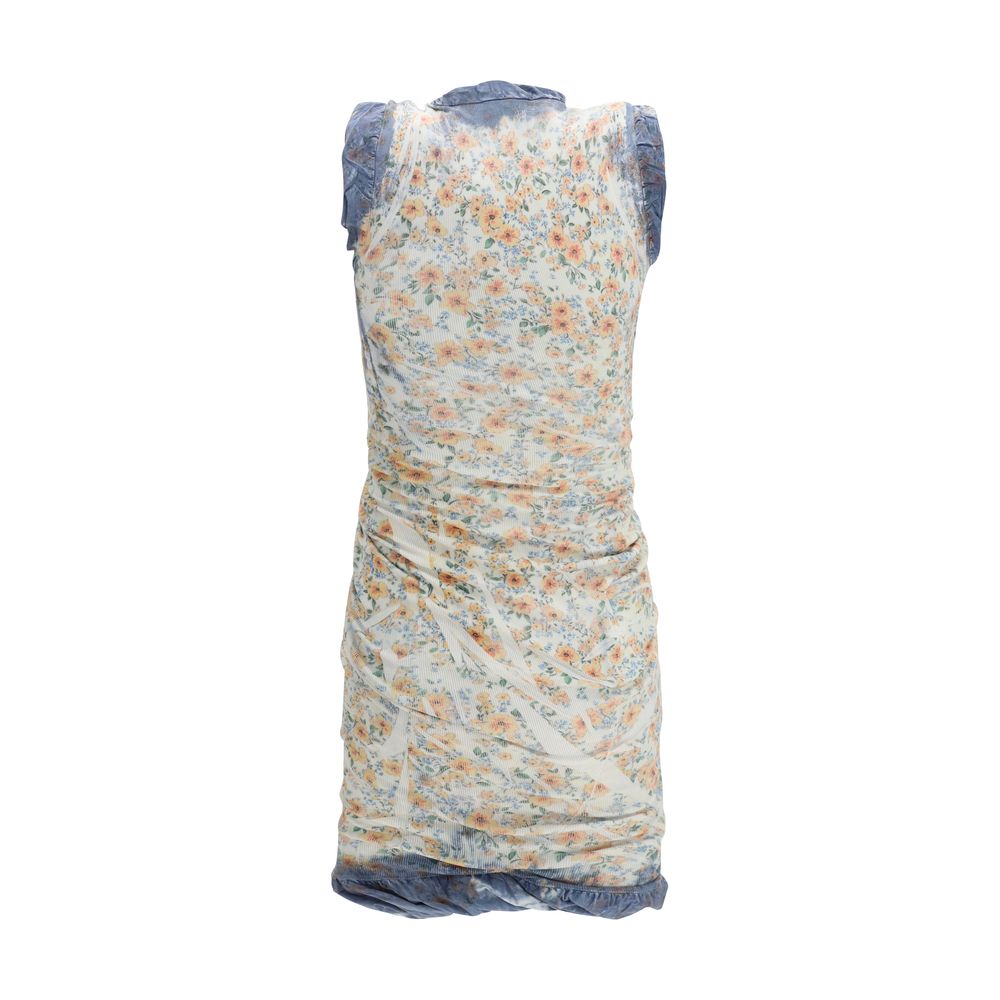 Diesel Multicolor Cotton Casual Dress