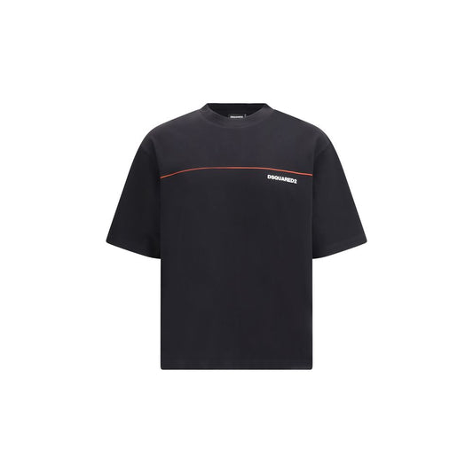 Dsquared² Black Cotton T-Shirt