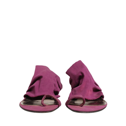Dolce & Gabbana Violet Heels Sandals Shoes