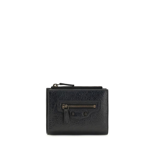 Balenciaga Black Lamb Ovis Aries Aries Wallet