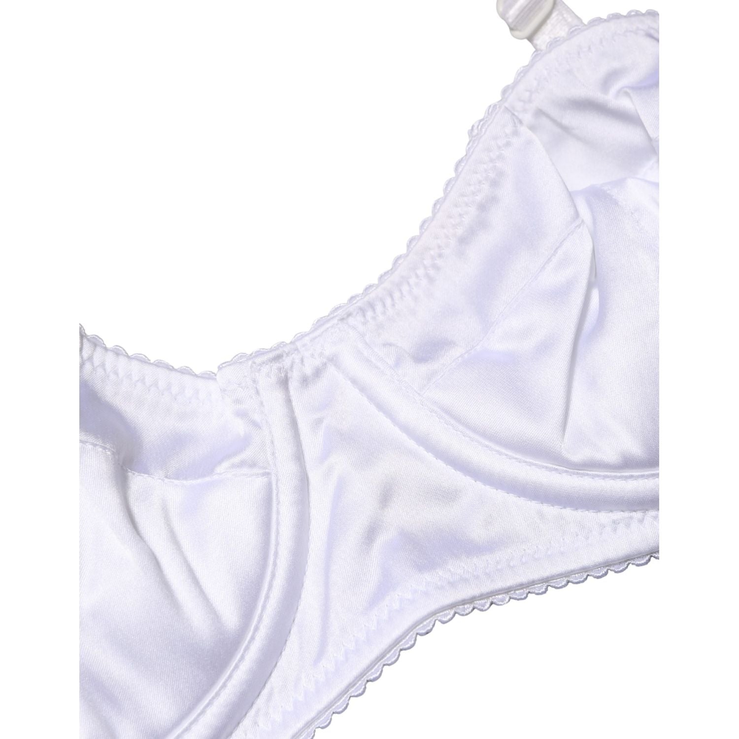 Dolce & Gabbana White Semi-Pad Underwire Balconette Bra Underwear