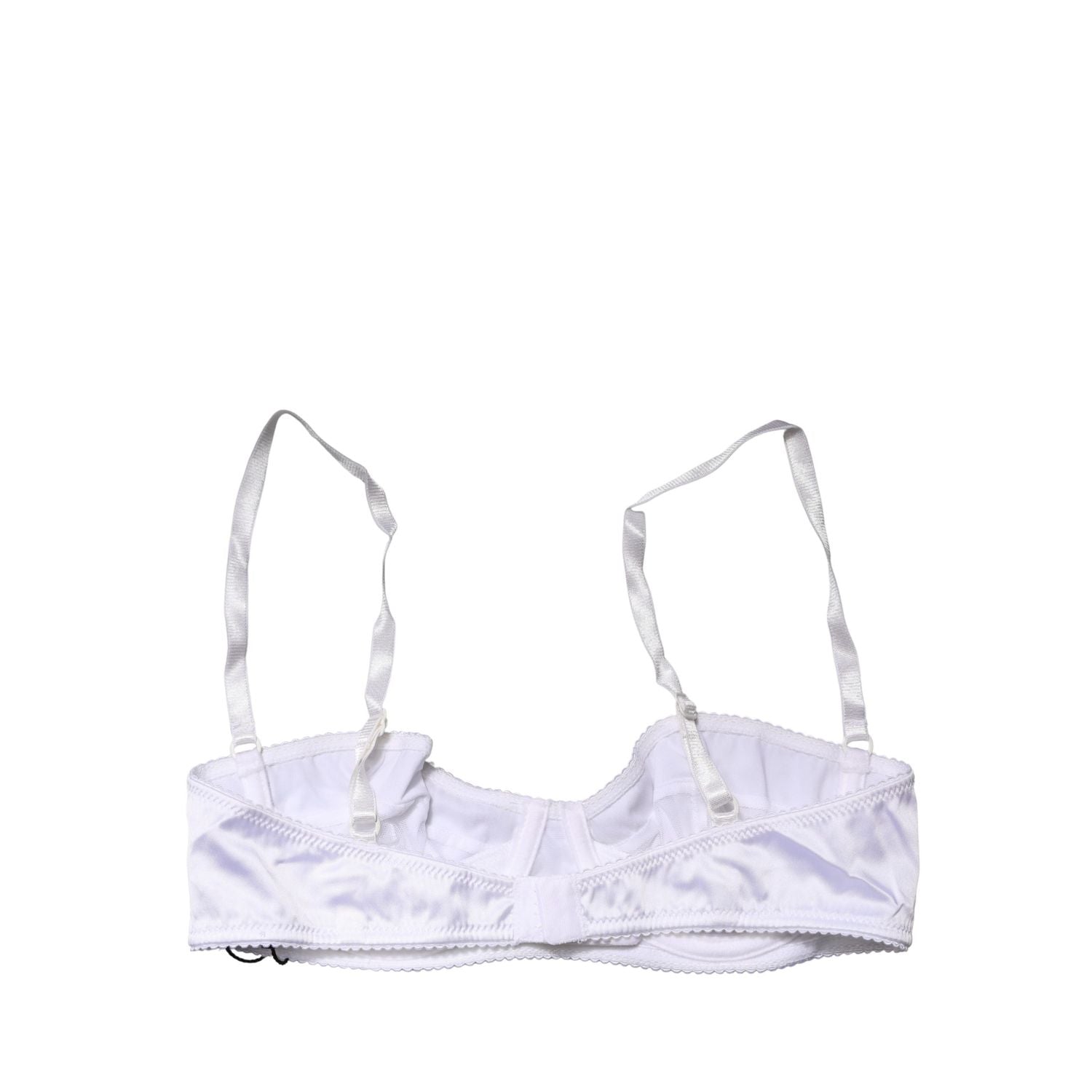 Dolce & Gabbana White Semi-Pad Underwire Balconette Bra Underwear