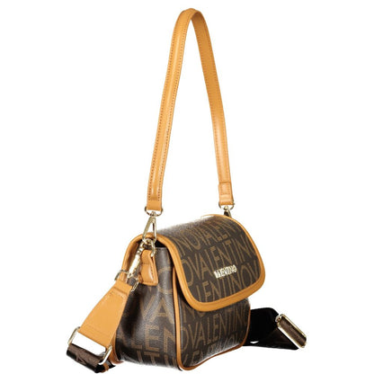 Mario Valentino Brown Polyurethane Women's Bag