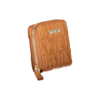 Mario Valentino Brown Polyurethane Women's Wallet