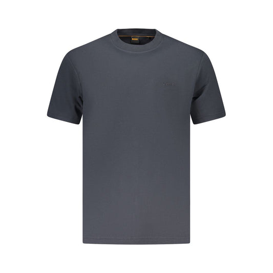 Hugo Boss Blue Cotton Men's Tshirt
